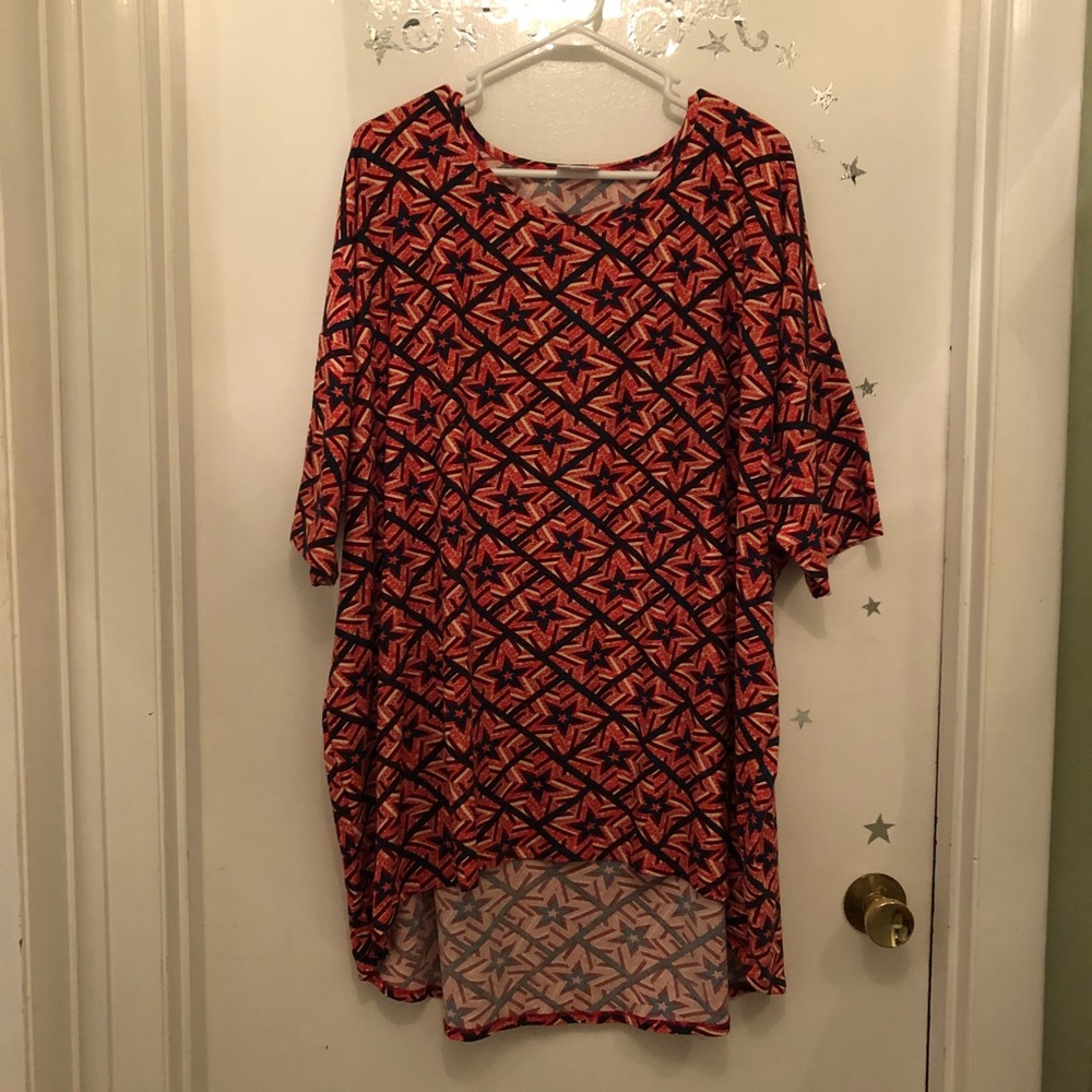 EUC LuLaRoe Irma Americana 3XL